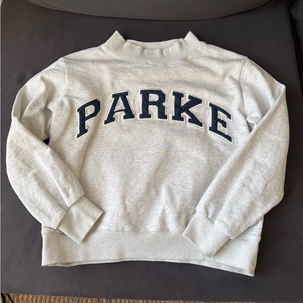 Parke Mockneck (Gray and Denim) SEE DESCRIPTION AND PICTURES